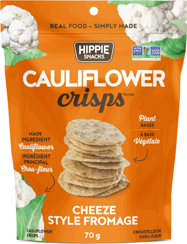 Hippie Snacks Cauliflower Crisps Cheeze 70g