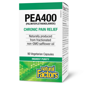 Natural Factors PEA400 Chronic Pain Relief 400mg 90 Capsules