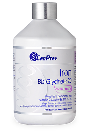 CanPrev Iron Bis-Glycinate 20mg Liquid 500ml