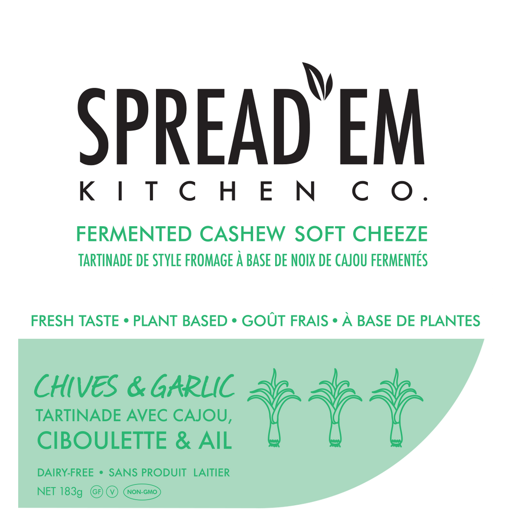Spread Em Chive & Garlic Soft Cheeze Spread 183g