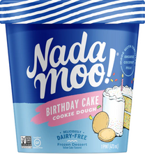 Load image into Gallery viewer, Nadamoo Birthday Cake Cookie Dough 473ml
