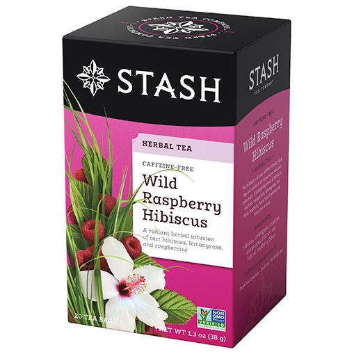 Stash Wild Raspberry Hibiscus Herbal Tea 20 Bags