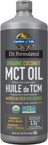 Garden of Life Dr. Formulated Organic Coconut MCT Oil 946 mL