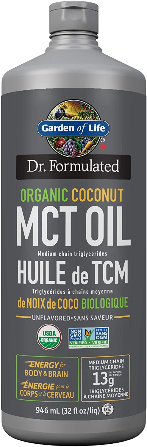 Garden of Life Dr. Formulated Organic Coconut MCT Oil 946 mL