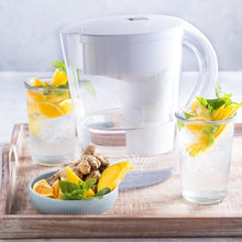 Load image into Gallery viewer, Santevia MINA Alkaline Pitcher in White
