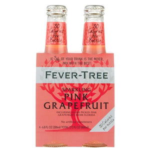 Fever Tree Sparkling Pink Grapefruit 200ml 4 Pack