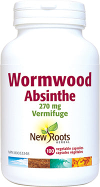 New Roots Wormwood 270mg 100 Vegetarian Capsules