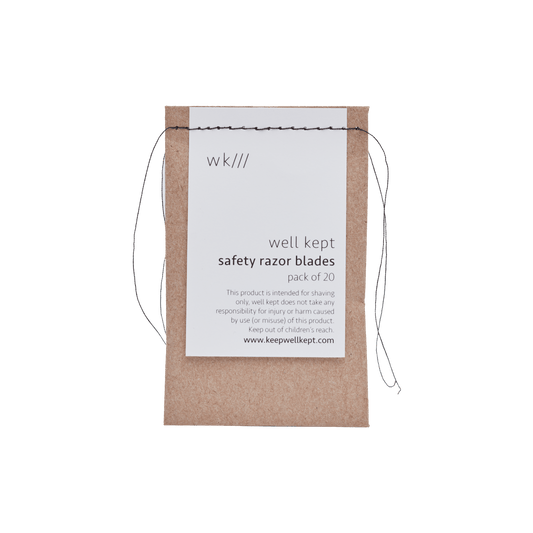 Well Kept Safety Razor Blades 20pk