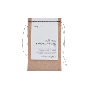 Well Kept Safety Razor Blades 20pk