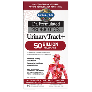 Garden Of Life Dr. Formulated Urinary+ 50 Billion Probiotic Shelf Stable 60 Vegetarian Capsules