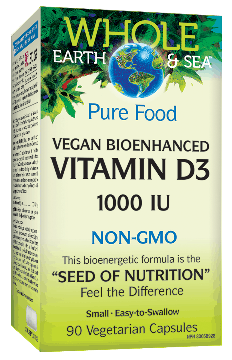 Whole Eearth & Sea Vegan Vitamin D3 1000IU 90vcap