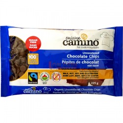 Camino Organic Sugar Free Chocolate Chips 225g