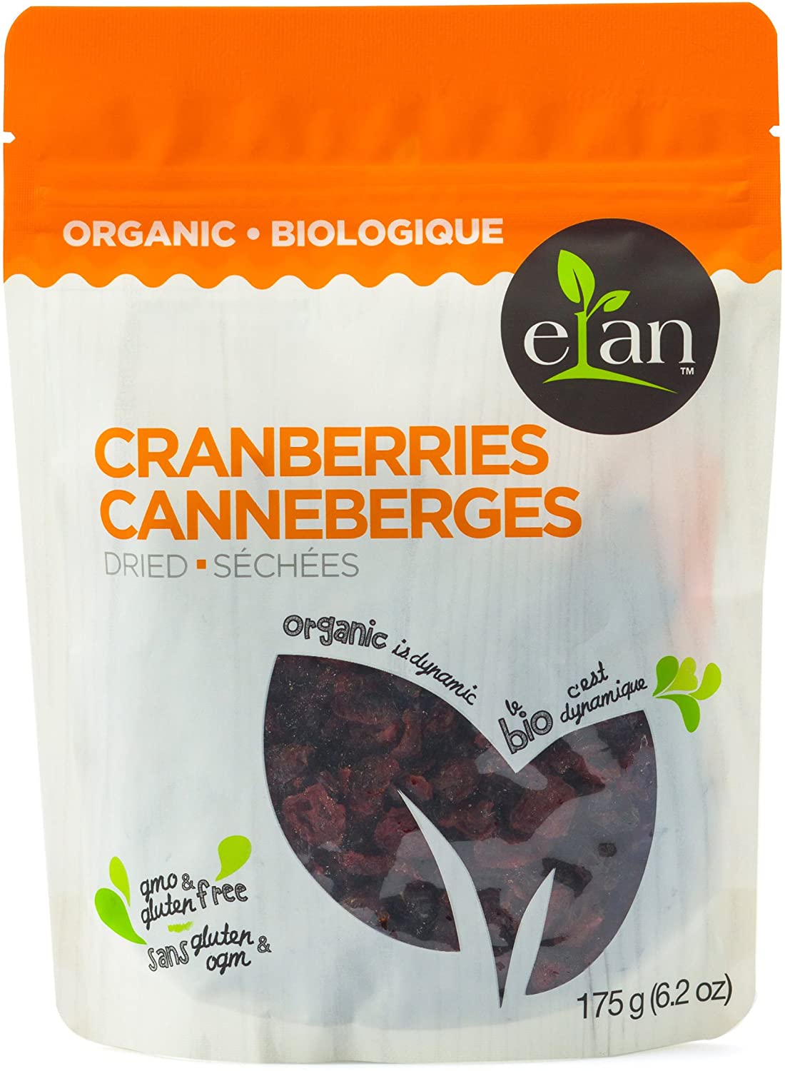 Elan Dried Cranberries 175g
