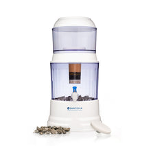 Load image into Gallery viewer, Santevia Gravity Water System With Fluoride Filter Countertop Model 15L
