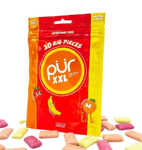 PUR XXL Fruit Flavour Gum 30pc