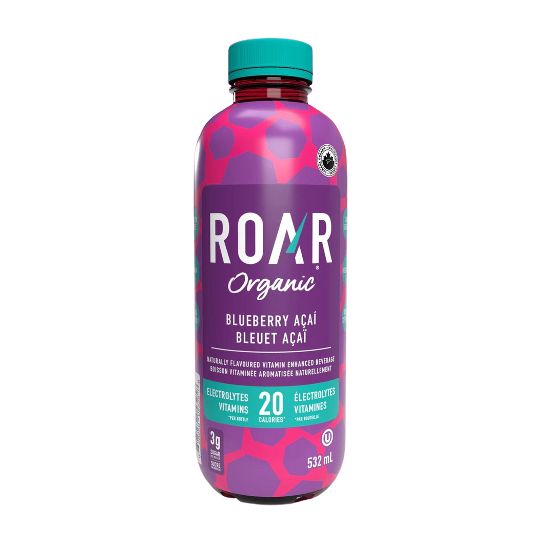 Roar Organic Hydration Drink Blueberry Acai 532ml