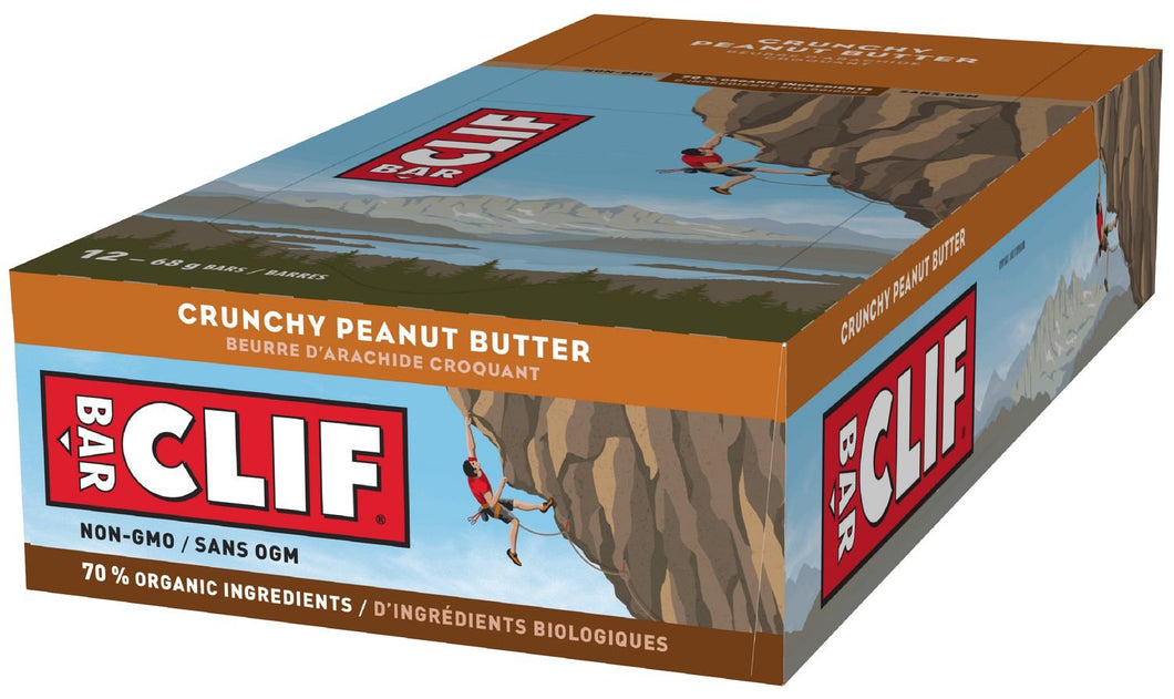 Clif Crunchy Peanut Butter Bar 68g x 12 CS