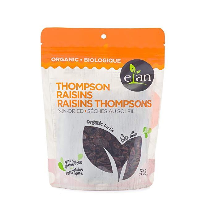 Elan Organic Thompson Raisins 225g