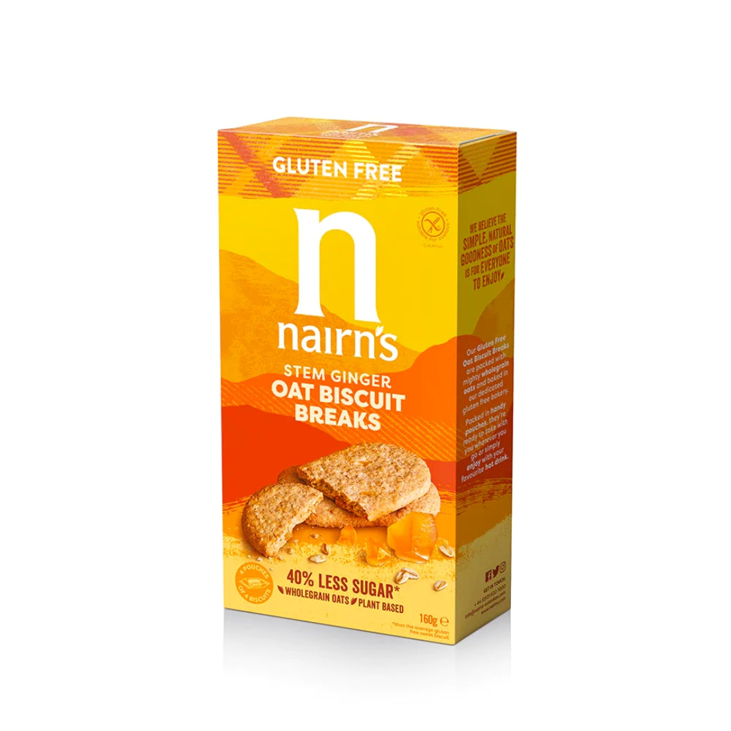 Nairns Gluten Free Oat Ginger Cookies 160g