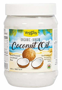 VegiDay Organic Virgin Coconut Oil 1.5L