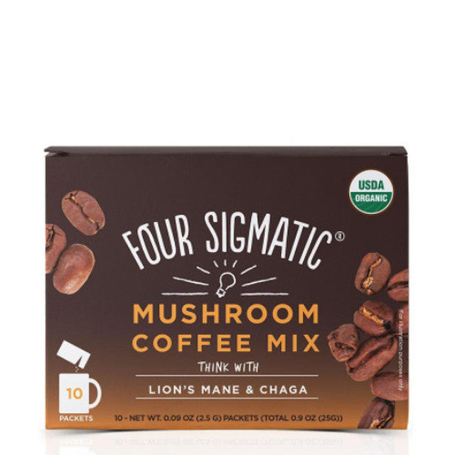 Four Sigmatic Lion's Mane Chaga Coffee 10 Sachets