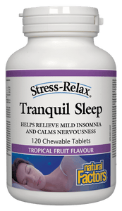 Natural Factors Tranquil Sleep 120 Chewable Tablets