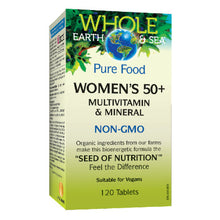 Load image into Gallery viewer, Whole Earth &amp; Sea Women's 50 Plus Multivitamin 120 Tablets
