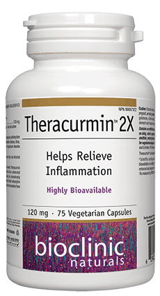 Bioclinic Theracurmin 2X 120mg 75 Vegetarian Capsules