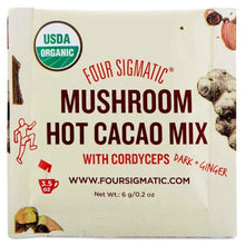 Load image into Gallery viewer, Four Sigmatic Mushroom Hot Cacao Mix With Cordyceps 6g Sachet
