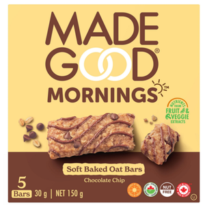 Made Good Soft Baked Chocolate Chip Oat Bars 30g 5 Pack