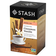 Load image into Gallery viewer, Stash Cinnamon Vanilla Herbal Tea (Caffeine Free) 18 Bags
