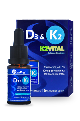 CanPrev Vitmain D3 & K2 Drops 15ml