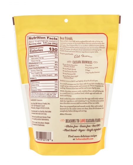 Bob's Red Mill Cassava Flour 567g