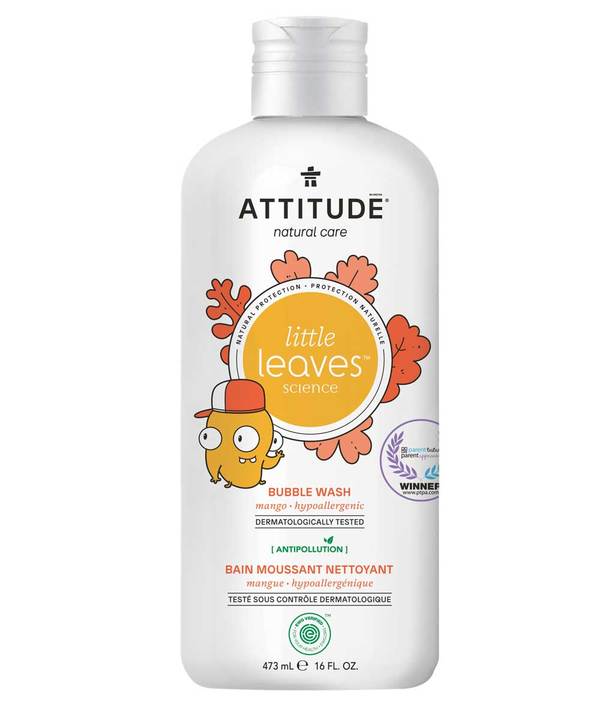 Attitude Little Leaves Kids Bubble Wash Mango 473ml