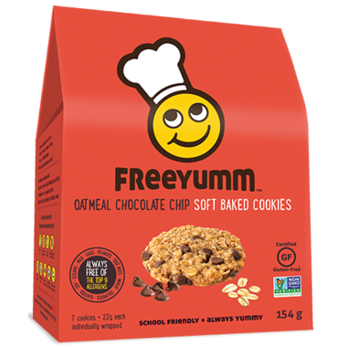 FreeYumm Oatmeal Chocolate Chip Cookies 154g