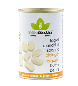 BioItalia Organic Butter Beans 398ml