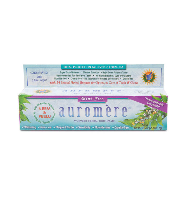 Auromere Ayurvedic Toothpaste Mint-free Licorice 75ml