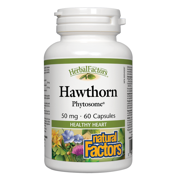 Natural Factors Hawthorn Extract 300mg 60 Capsules