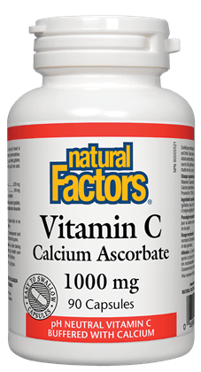 Natural Factors Vitamin C Calcium Ascorbate 1000mg 90 Capsules