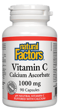 Load image into Gallery viewer, Natural Factors Vitamin C Calcium Ascorbate 1000mg 90 Capsules
