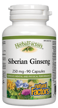 Load image into Gallery viewer, Natural Factors Siberian Ginseng 90 Capsules
