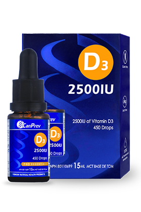 CanPrev Vitamin D3 Drops 2500IU 15ml