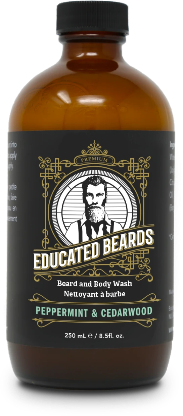 Educated Beards Wash Peppermint Cedarwood 250ml