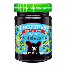 Load image into Gallery viewer, Crofter&#39;s Wild Blueberry Just Fruit Spread 235ml
