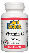 Load image into Gallery viewer, Natural Factors Vitamin C 1000mg Time Release 90 Tablets
