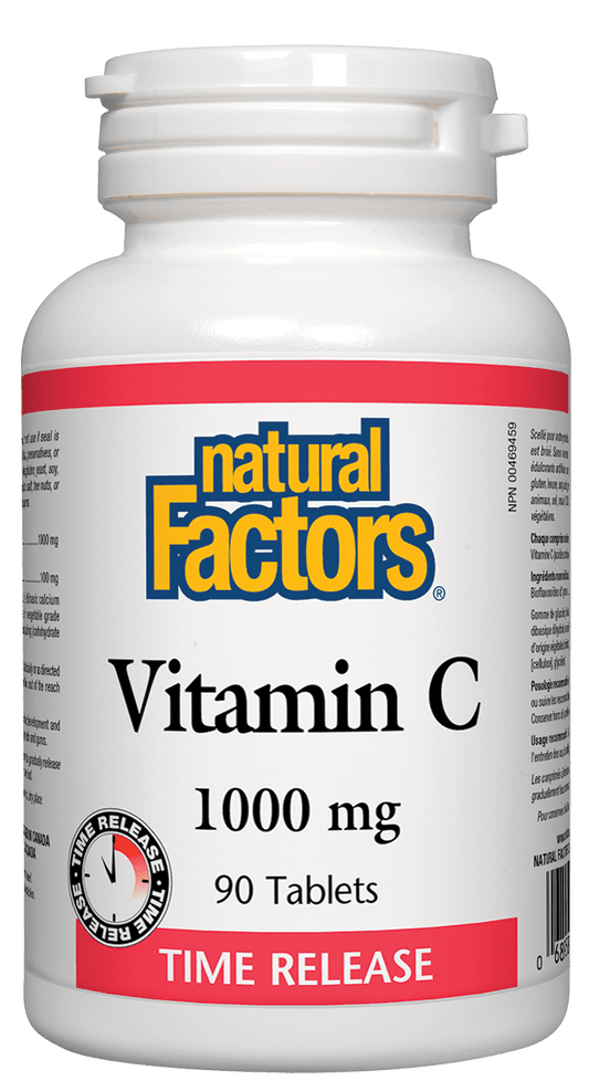 Natural Factors Vitamin C 1000mg Time Release 90 Tablets