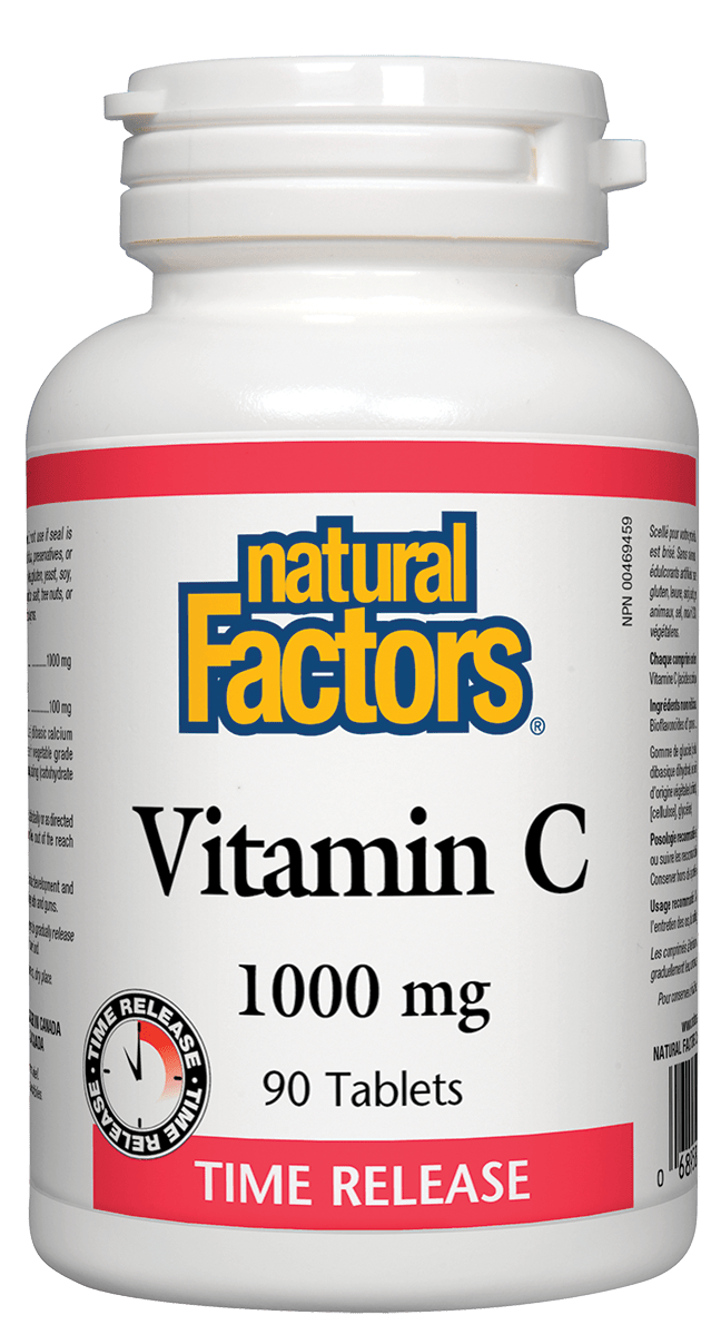 Natural Factors Vitamin C 1000mg Time Release 90 Tablets
