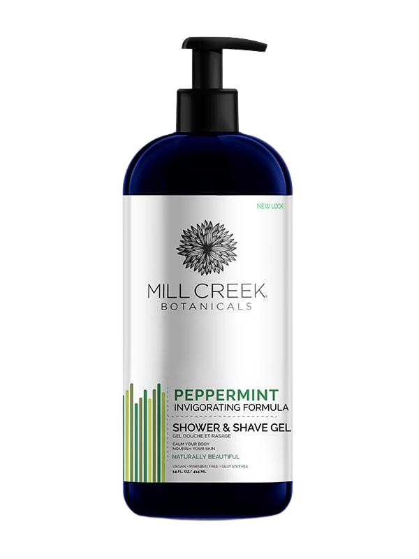 Mill Creek Botanicals Peppermint Shower & Shave Gel 414ml