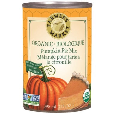 Farmer's Market Organic Pumpkin Pie Mix Canned 397g