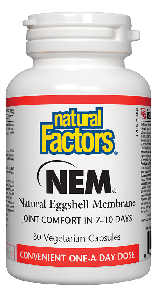 Natural Factors NEM 500mg 30 Vegetarian Capsules